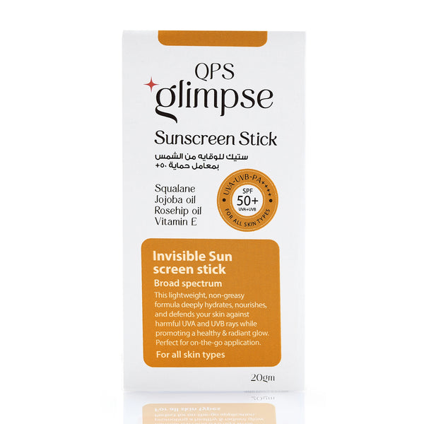 Sunscreen Stick (SPF 50+) Invisible Broad Spectrum SS stick - 20g